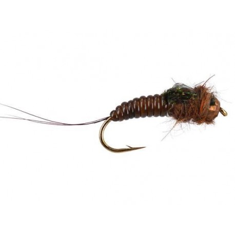 Tungsten Nymphs Ivans TG Body Glass Brown $3.00