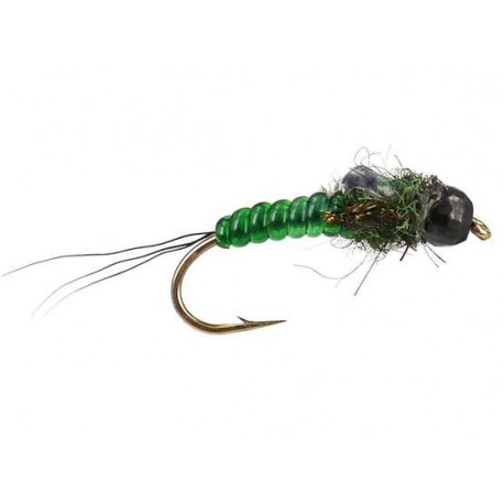Tungsten Nymphs Ivans TG Body Glass Green $3.00