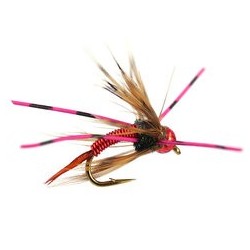 Tungsten Nymphs Markus Hot Red Head CopperTG $3.00