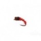 Beaded Nymphs Ghost Midge Bead Head Red $2.50