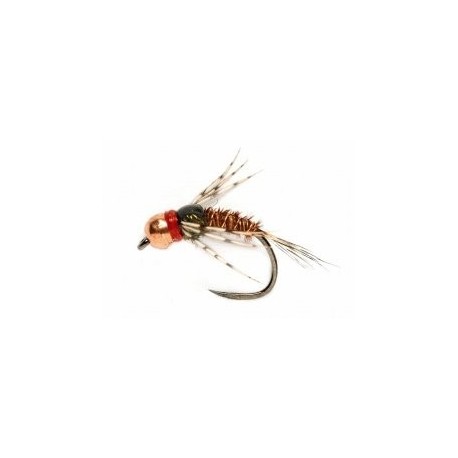 Tungsten Nymphs Red Collar Leggy Pheasant Tail $3.00