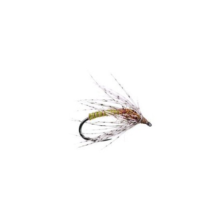 Barbless Flies Green Metallic Soft Hackles Spider BL $2.50