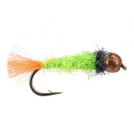 Tungsten Nymphs TG Bright Green Clown $3.00