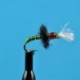 Beaded Nymphs Glass Bead Rojo Midge olive $2.50