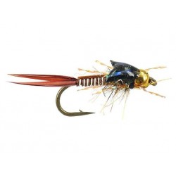Tungsten Nymphs TG Copper Micro Stone  Tan $3.00