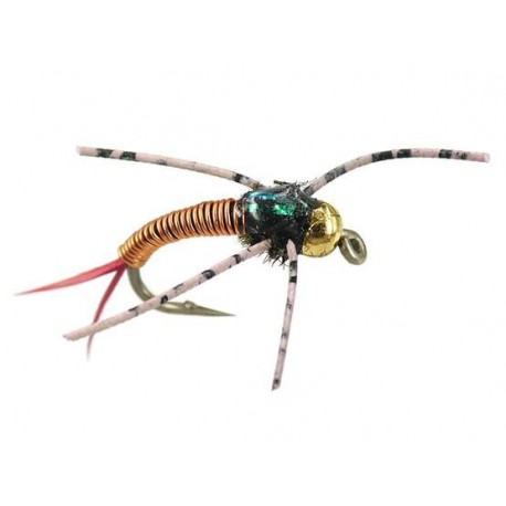 Tungsten Nymphs TG Epoxy Back Copper Stone $3.00