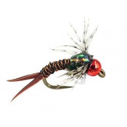 Tungsten Nymphs TG Twisted Sister  Copper & Black $3.00