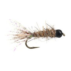 Tungsten Nymphs tg black tail hares ear $3.00
