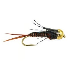 Tungsten Nymphs tg epoxy back copper stone $3.00