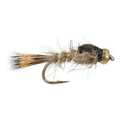 Beaded Nymphs Green Metal Troutcounter $2.50