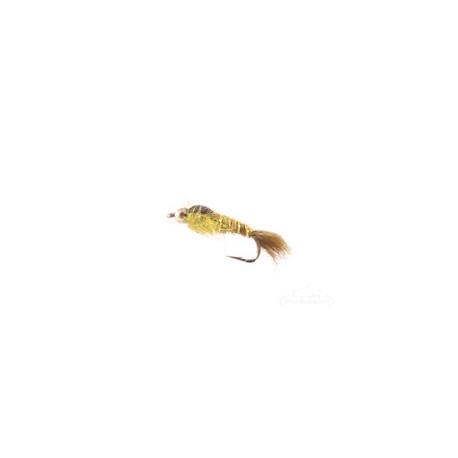 Beaded Nymphs Hares Ear Nymph Bead Head Light Olive $2.50