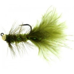 Tungsten Nymphs TJ Woolly Bugger Olive $3.00