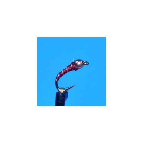 Tungsten Nymphs Tungsten Bead Head Ruby II Midge $3.00
