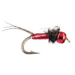 Beaded Nymphs Keglers Sin City  Red $2.50