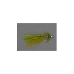 Beaded Nymphs Kingfisher Copper Bead Damsel $2.50
