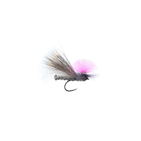 Barbless Flies High Viz Grey Extended Body Sedge BL $2.50
