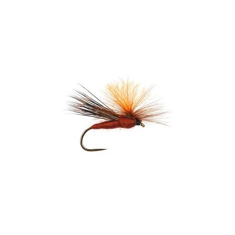 Barbless Flies High Viz Parachute Caddis Brown BL $2.50
