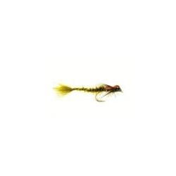 Beaded Nymphs Living Damsel Dark Olive $2.50