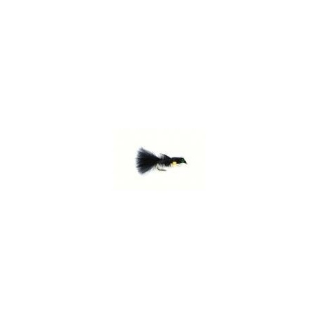 Beaded Nymphs Marabou Black Gold Damsel $2.50