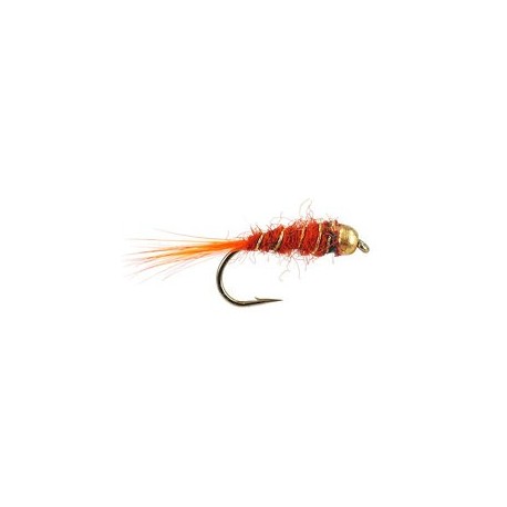 Beaded Nymphs Orange Basic BH Nmyph $2.50