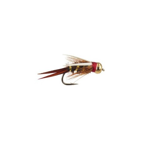 Beaded Nymphs Prince Nymph Red Choker $2.50