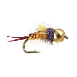 Beaded Nymphs Psyco Prince Yellow $2.50