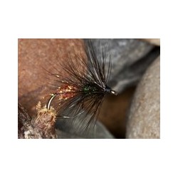 Wets BlackandOrangeWormFly $2.34