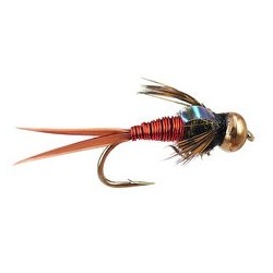 Beaded Nymphs Red Copper John $2.50