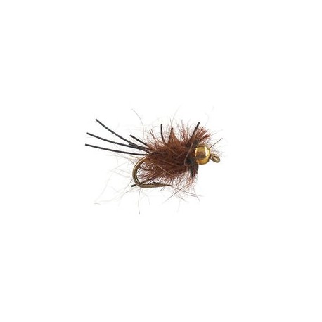Beaded Nymphs Rub Dub Nymph  Brown $2.50