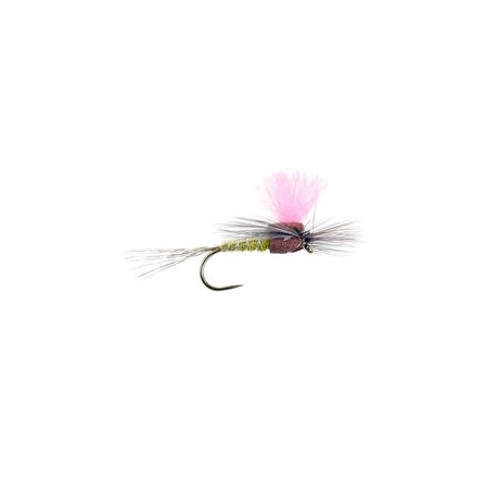 Barbless Flies Light Olive High Viz Paradream BL $2.50
