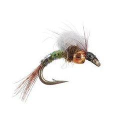 Beaded Nymphs Silvermans CDC Bubbleback  Olive $2.50