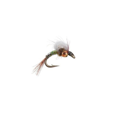 Beaded Nymphs Silvermans CDC Bubbleback  Olive $2.50