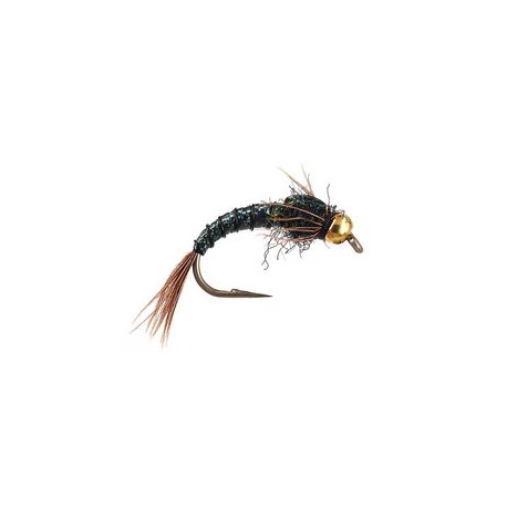 Beaded Nymphs Tung Steelhead Lightning Bug  Black $2.50