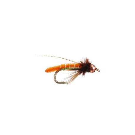 Beaded Nymphs Ultra pupa Amber $2.50