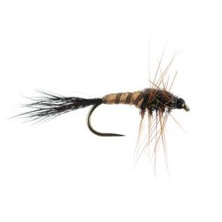 Barbless Flies March Brown Nymph BL $2.50
