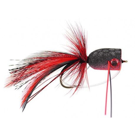 Bass Flies black trapper popper superb $8.50
