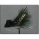 Bass Flies Diver Deer Hair Black side $8.50
